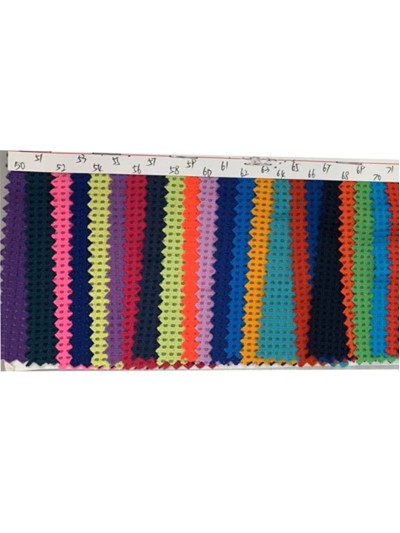 HK-KNSR  1-219 100％polyester Breathable Mesh 滌綸運動格仔布 110-115gsm 56/58'' 正面照